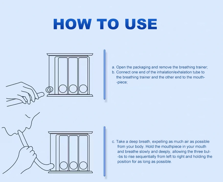 Three Balls Breathing Trainer
