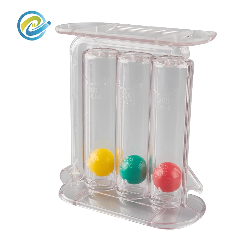 Spirometer med tre kugler